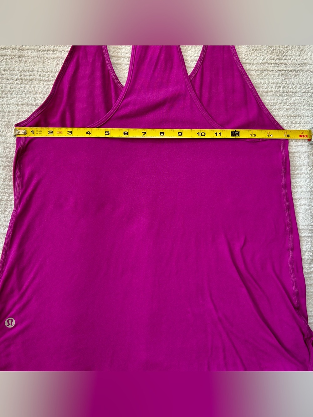lululemon athletica Women's Magenta Racerback Tank Top Built-In Bra Strap Holder - Picture 7 of 8
